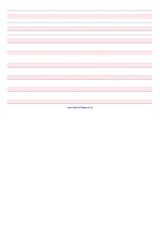 Double Lined Paper Printable pdf