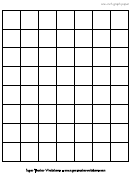 One-inch Graph Paper