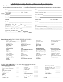 Adult History And Review Of Systems Questionnaire