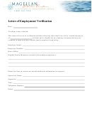 Letter Of Employment Verification Template