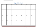 My Abc Chart Template