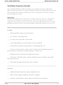 Total Home Inspection Checklist Template