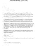 Sample Fundraising Appeal Letter Template