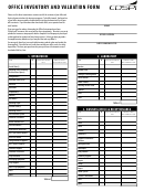 Cdspi Office Inventory And Valuation Form