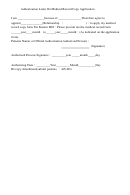 Sample Authorization Letter On Medical Record Copy Application