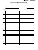 Student Classroom Instruction Sign-in Sheet Template