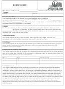 House Lease Agreement Template