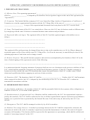 Operating Agreement Template For Member-managed Limited Liability Company