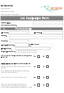 Sample Job Application Form - Ruskim