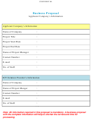 Confidential Business Proposal Template