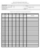 Sign-in/sign-out Time Sheet For Payroll Purposes