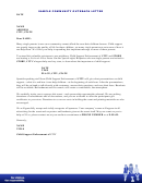Sample Community Outreach Letter
