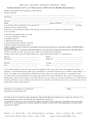 Medical Records Release Request Form