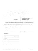 Motion For Approval Os Visitors Fee Form - Oregon