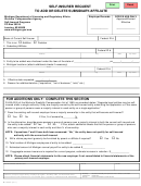 Self-insurer Request To Add Or Delete Subsidiary/affiliate