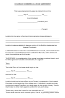 Colorado Commercial Lease Agreement Form