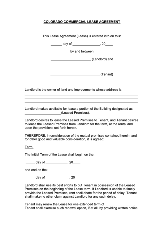 fillable-colorado-commercial-lease-agreement-form-printable-pdf-download