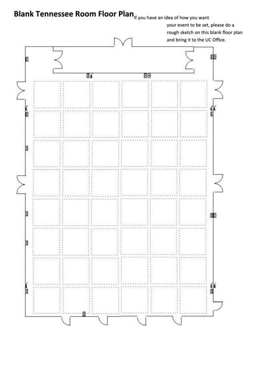 Blank Tennessee Room Floor Plan Printable pdf