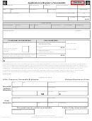 Form R-2l - Application To Register A Snowmobile