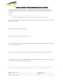 Sorority Reference Letter Template