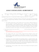 Loan Consulting Agreement Printable pdf