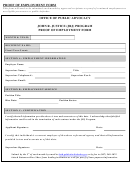 Proof Of Employment Form
