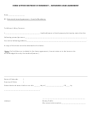 Proof Of Residency Letter Template - Notarized Lease Agreement