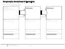 Biography Storyboard Template Printable pdf