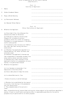 Form Of Application For An Arms License Printable pdf