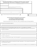 Form Cscl/cd-760 - Application For Certificate Of Authority To Transact Business In Michigan - 2014