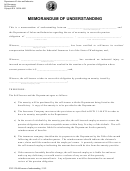 Memorandum Of Understanding Between Department Of Labor And Industries And