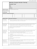 Program Review Training Printable pdf