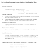 Certification Sheet - Delaware Division Of Corporations