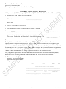 Form Amdrst_56 Sample - Amended And Restated Articles Of Incorporation