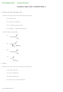 Naming Organic Compounds: 2 Chemistry Worksheets