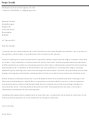 Retail Assistant Cover Letter Sample