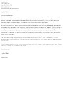 Entry Level Customer Service Cover Letter Example