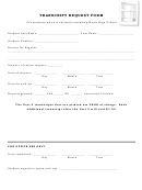 Maple High School Transcript Request Form