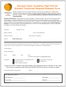 Georgia Cyber Academy High School Student Transcript Request/release Form