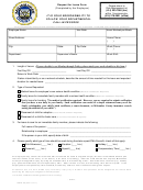 Request For Leave Form (completed By The Employee)