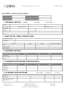 Seafarer's Application Form