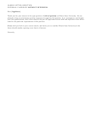External Candidate Rejection Letter Without Interview