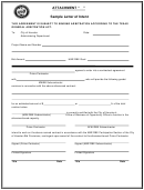 Sample Letter Of Intent Template