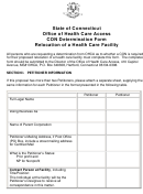 Form 2020 - Con Determination Form Relocation Of A Health Care Facility
