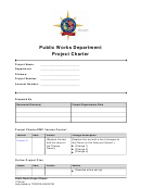 Public Works Department Project Charter