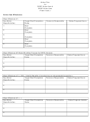 Sample Action Plan Template