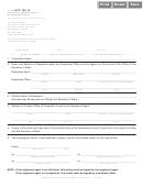 Form Nfp 105.15 - Notice Of Resignation Of Registered Agent