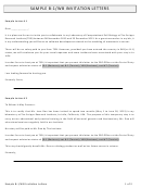 Sample B1 Wb Invitation Letters Printable pdf