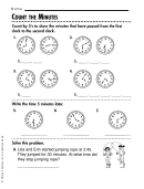 Count The Minutes Worksheet With Answer Key