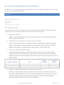 Esco Expression Of Interest Letter Template
